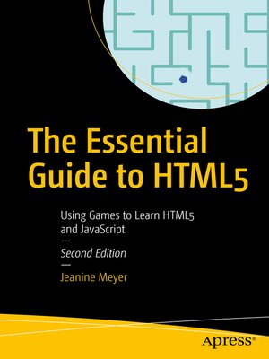 cover image of The Essential Guide to HTML5